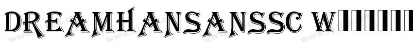 DreamHanSanssC w90字体转换